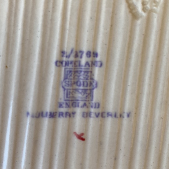 Mulberry Beverly Spode England Small 9’ Oval Plater - Picture 6 of 10